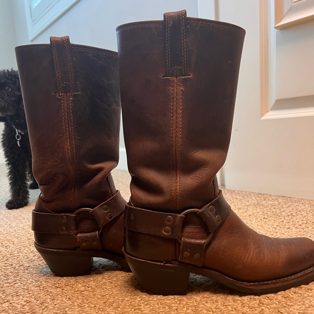 Frye boots! Worn in for you…..you’re welcome!